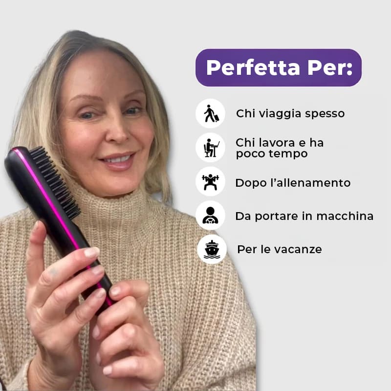 SPAZZOLA LISCIANTE PORTATILE